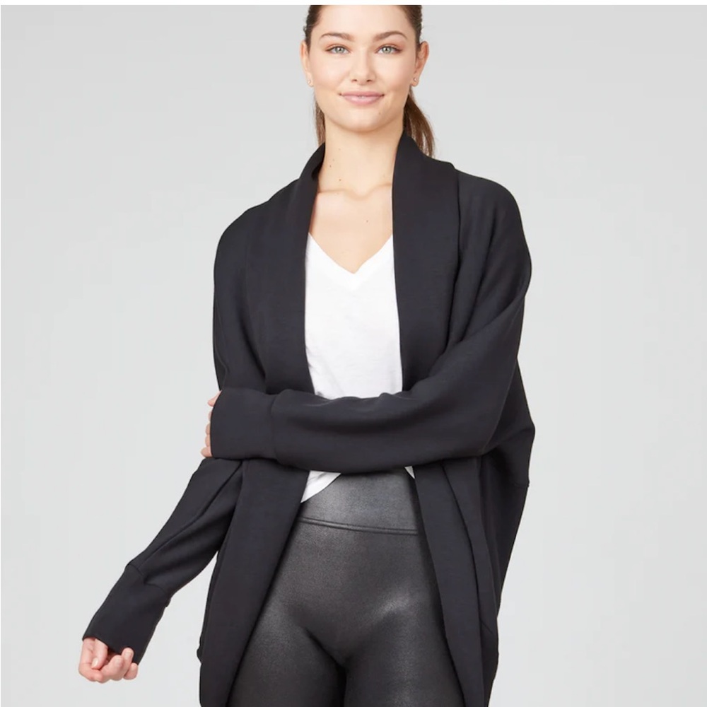 Spanx Air Essentials black cardigan size M/L